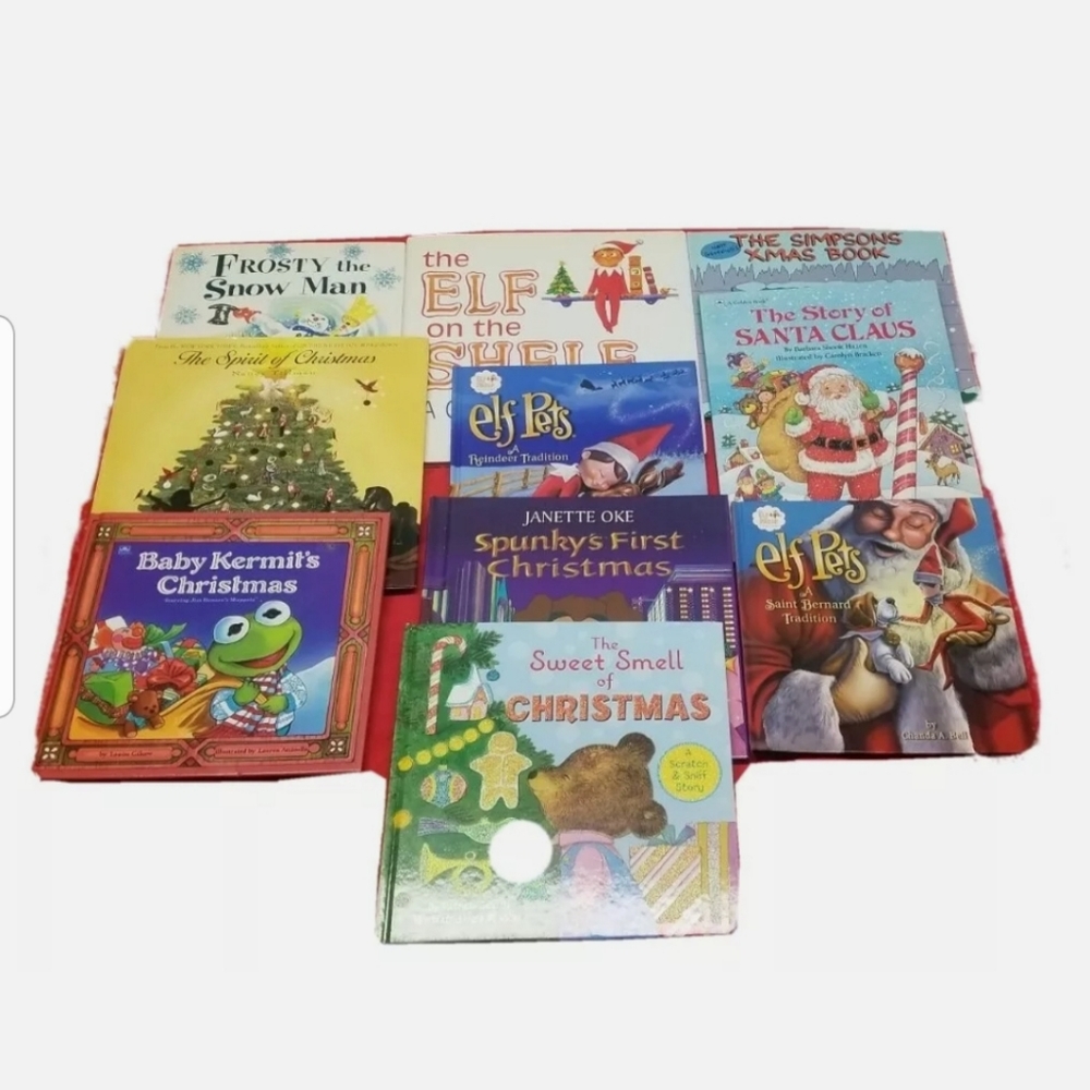 Children’s Christmas Books lot of 10 Hardcover Fro